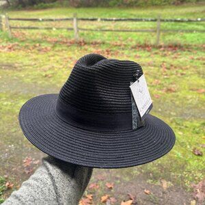 Carkella Black Fedora Hat L/XL